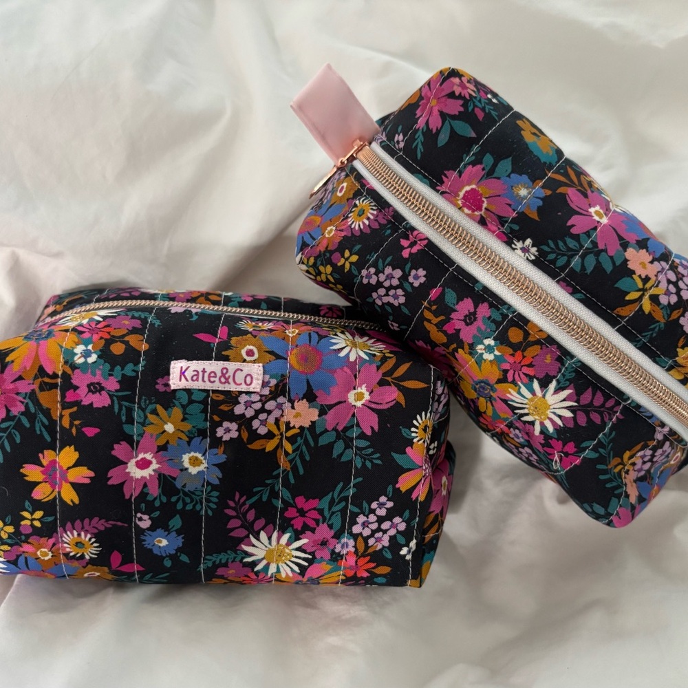 Quilted Zipper Pouch